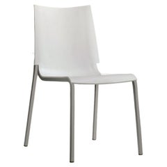 Modern Italian Chair in Lacquered Metal and Polypropylene, Bontempi Collection