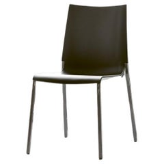 Modern Italian Chair in Lacquered Metal and Polypropylene, Bontempi Collection