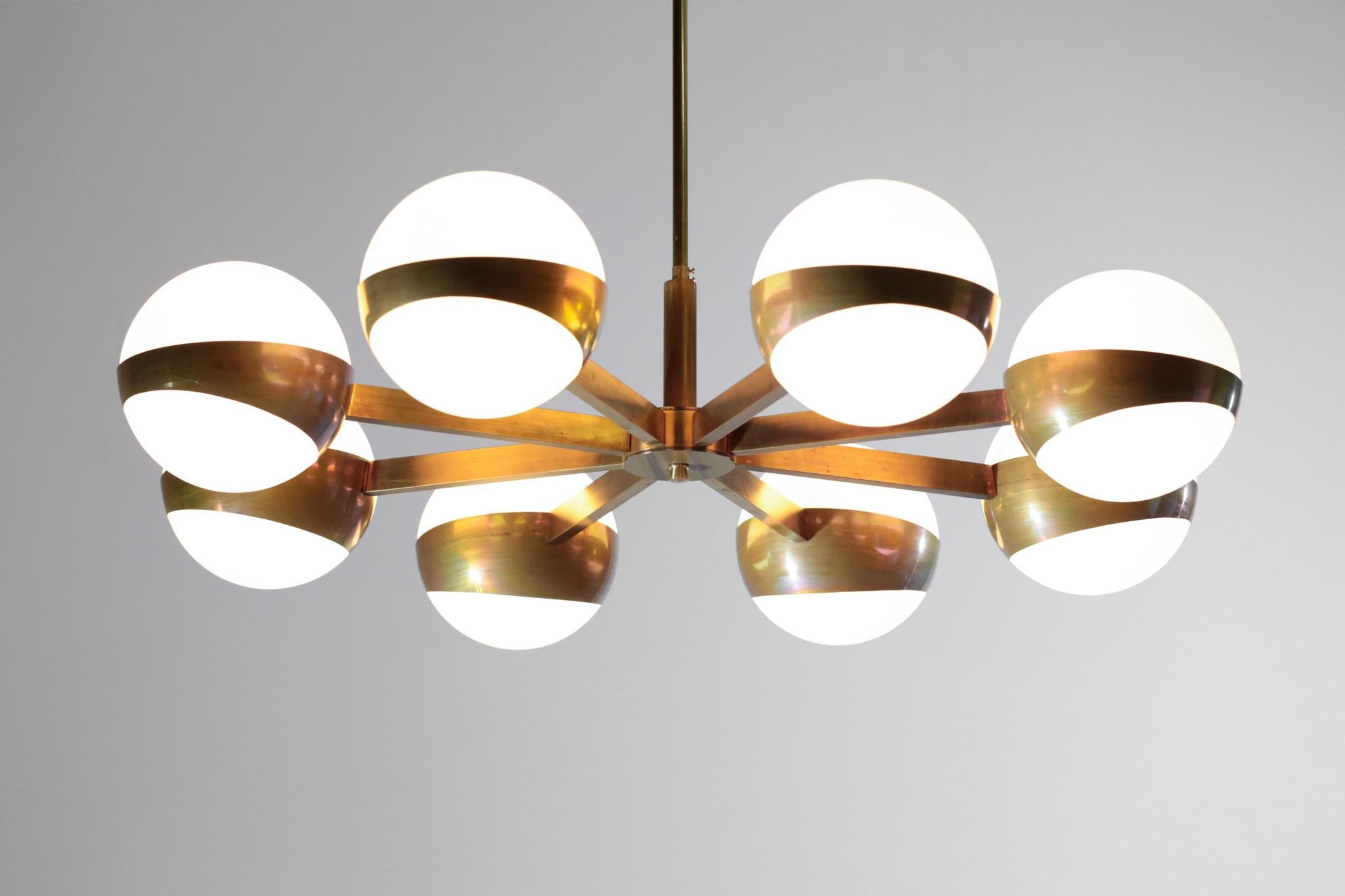 Mid-Century Modern Lustre italien moderne 