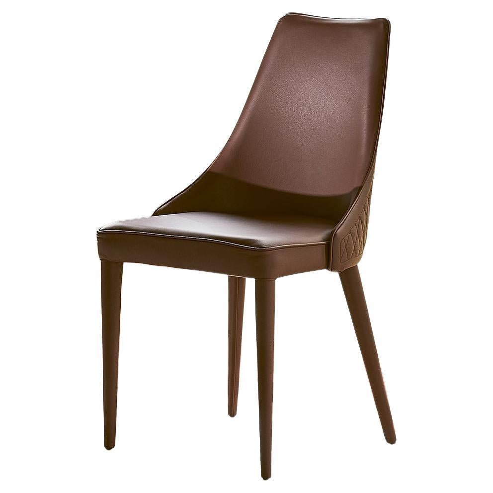 Modern Italian Completly Upholstered Chair from Bontempi Casa Collection For Sale