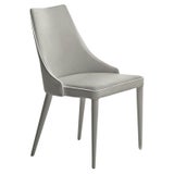 Modern Italian Completly Upholstered Eco Leather Chair-Bontempi Casa  Collection For Sale at 1stDibs