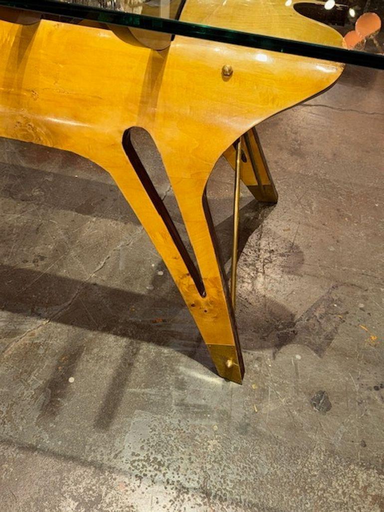 Glass Modern Italian Design Dining Table For Sale