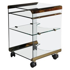 Modern Italian Designer Glass Table/Side Table Gallotti & Radice