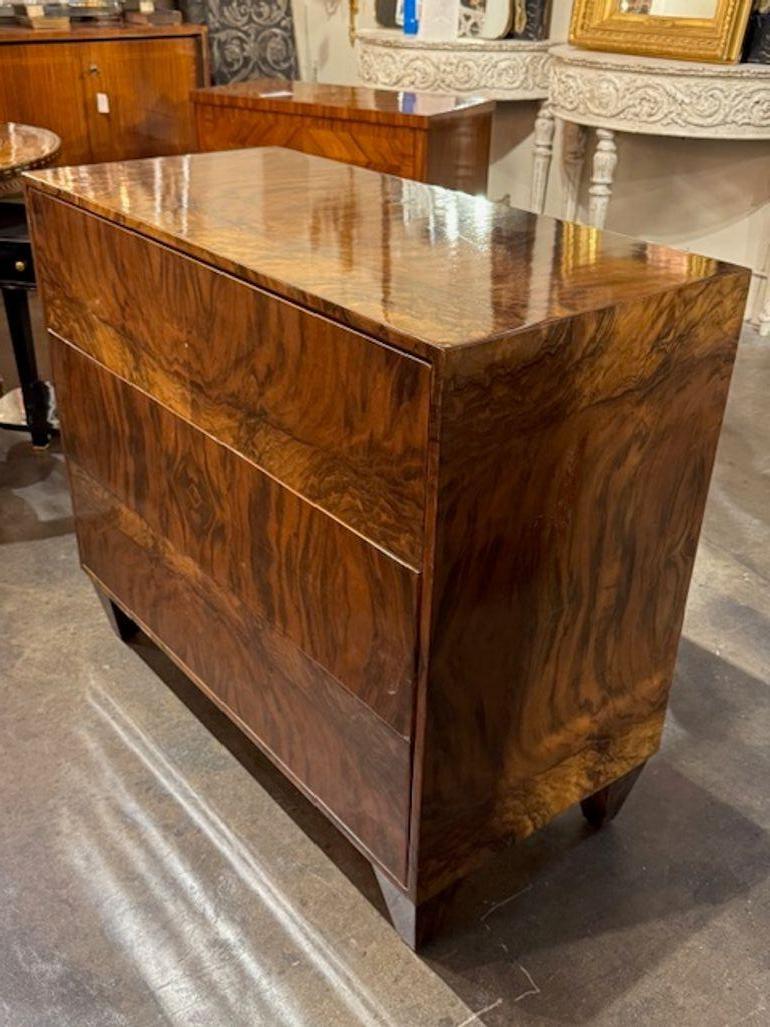 Wood Modern Italian Exotic Veneer Commodes For Sale