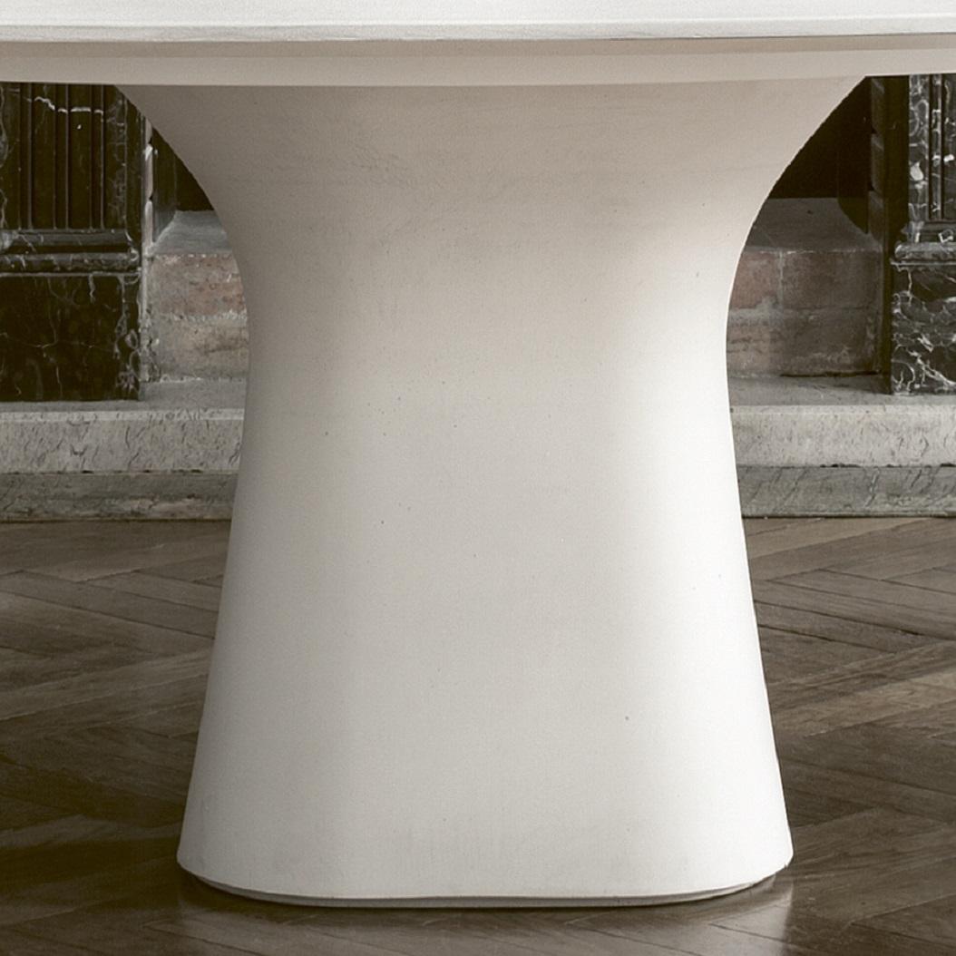Style international Table fixe italienne moderne en béton, collection Bontempi  en vente