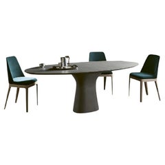 Modern Italian Fixed Table in Concrete, Bontempi Collection 