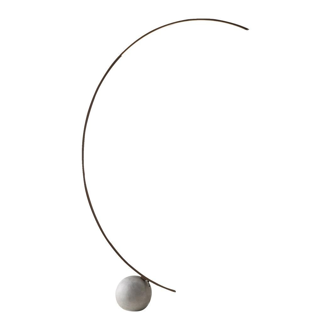 Other Modern Italian Lacquered Metal and Concrete Floor Lamp from Bontempi Collection For Sale