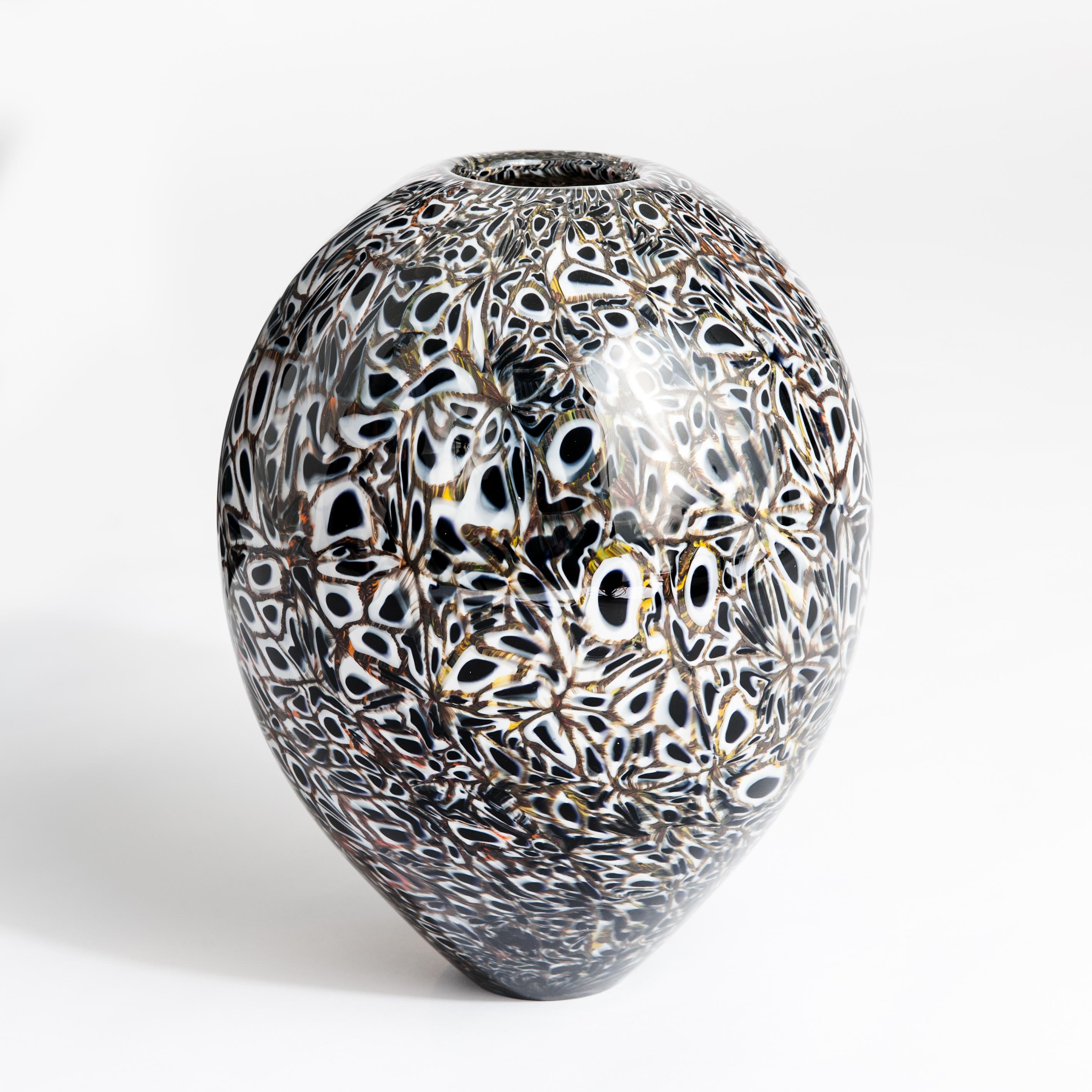 Modern Italian Murrine Murano glass vase in black-white-brown-copper by Paolo Crepax


Biography Paolo Crepax 

Murano Venezia 1960 Paolo at the tender age of 10 he started working with glass master Livio Seguso. From 1966 to 1973 he works in the