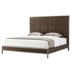 Modern Italian Oak Bed, King
