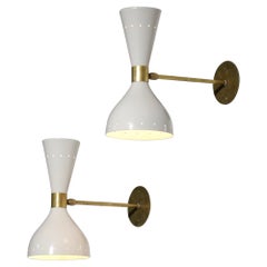 Modern Italian Sconce "Sablier" Green Vintage Design ML103