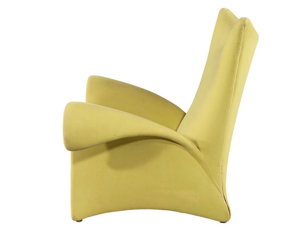 Modern Italian Sculptural Lounge Arm Chair 3
