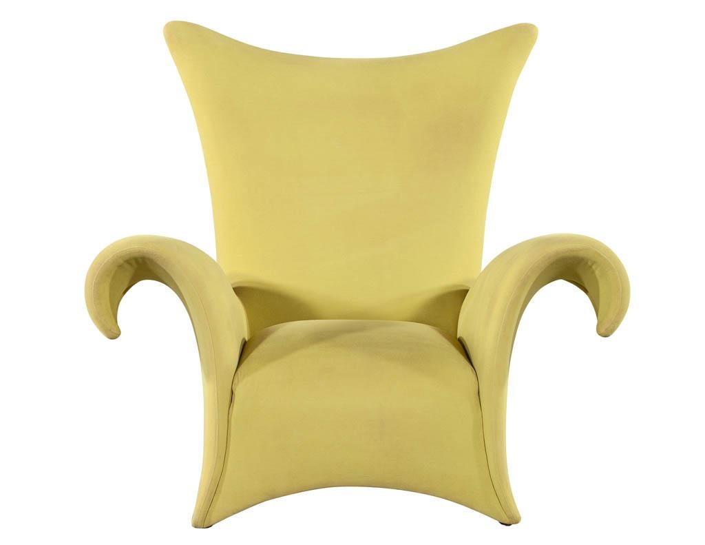 Mid-Century Modern Modern Italian Sculptural Lounge Arm Chair