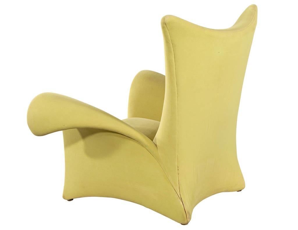 Modern Italian Sculptural Lounge Arm Chair 2