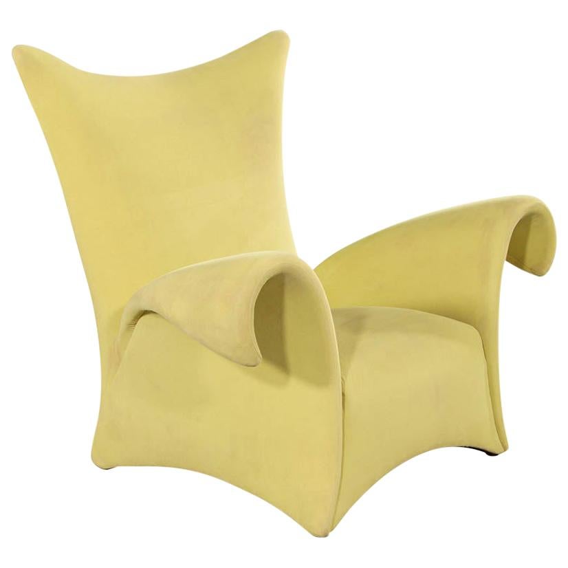 Modern Italian Sculptural Lounge Arm Chair
