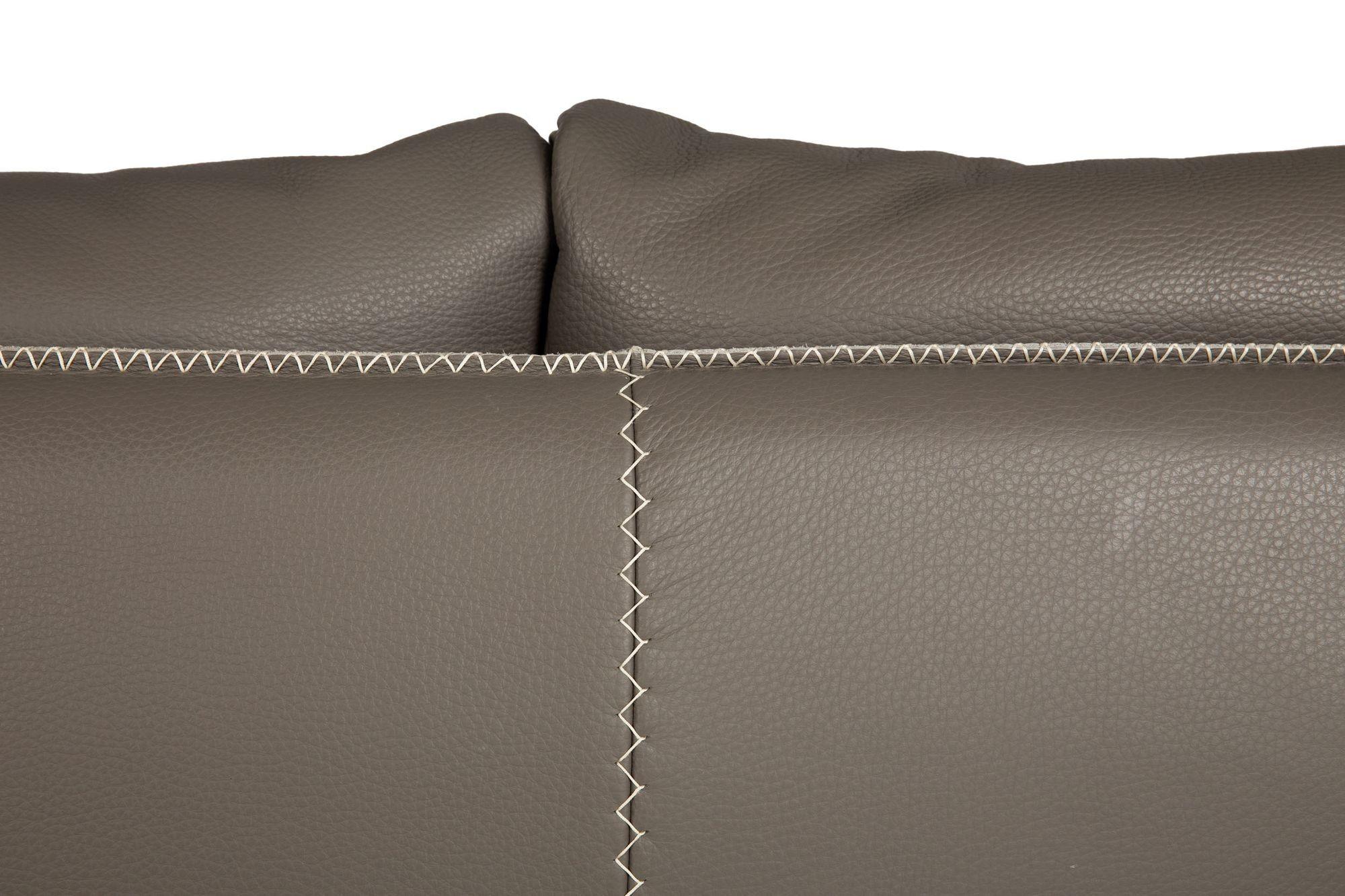 Modern Italian Stitched Leather “Alfred” Sofa by Gamma Arredamenti For Sale 16