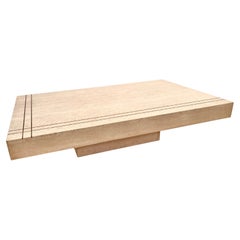 Mesa de centro moderna de travertino italiano