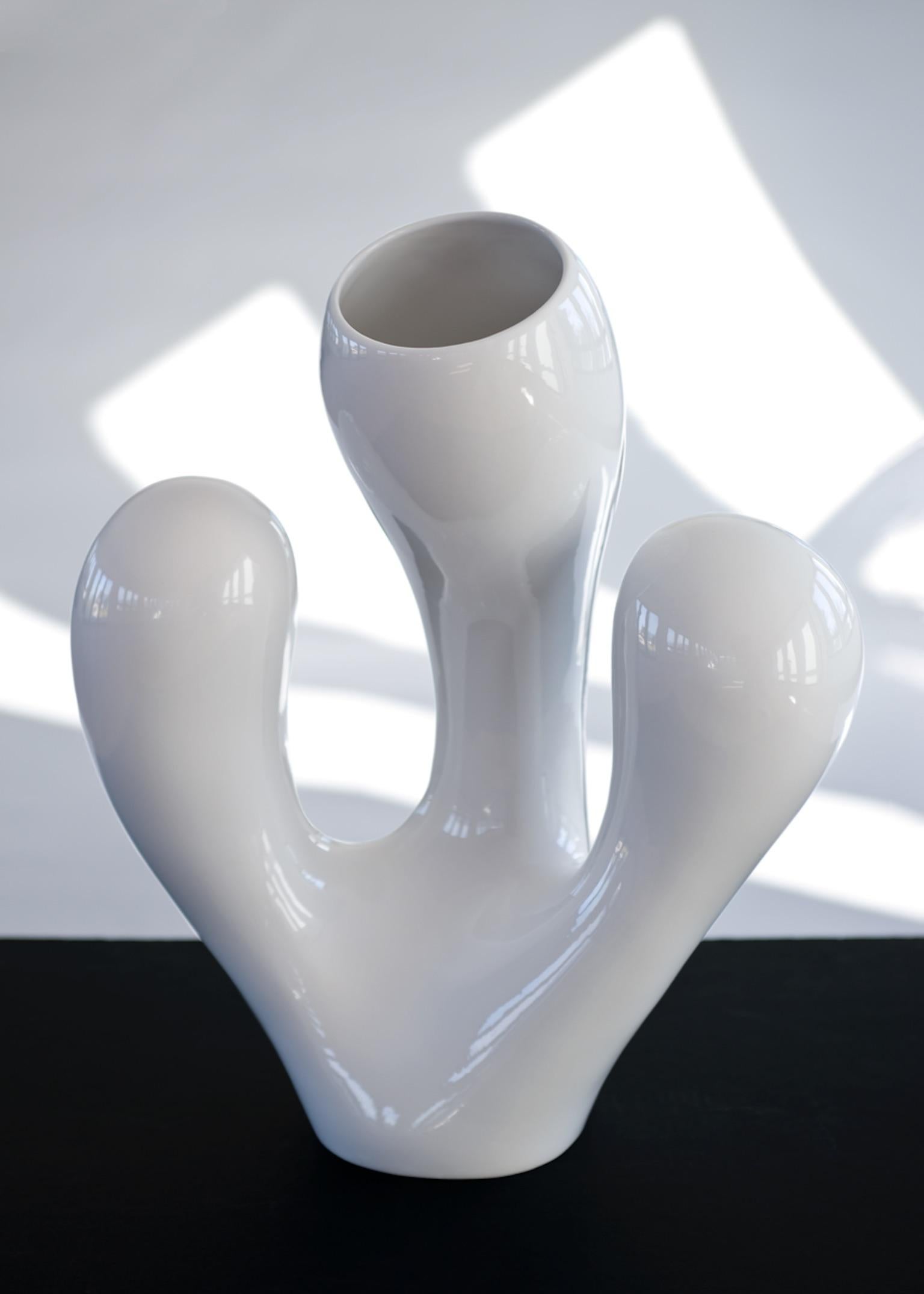 Ceramic vase model 07 of the Naturellement collection, designed by Emmanuel Babled and produced by Superego Editions in 2008. Limited edition of 33 pieces. Signed and numbered.

Biography:
Superego editions was born in 2006, performing a constant