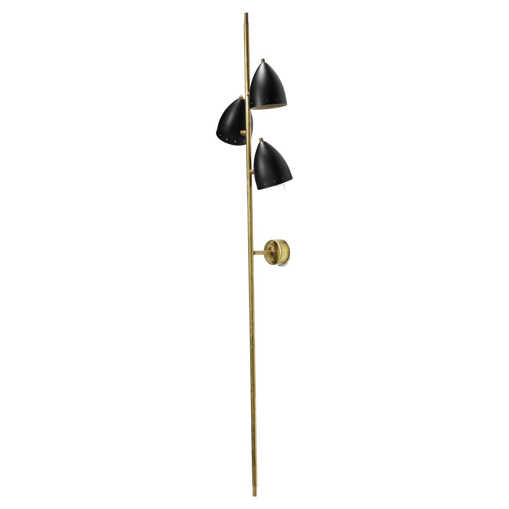 Moderne moderne italienische Wandleuchte im Vintage-Stil mit 4 Cocotte-Lampenschirmen „Giulia“ ML140 im Angebot