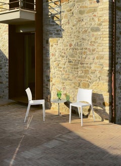 Modern Italian White Polypropylene Chair from Bontempi Collection