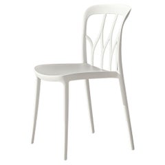 Modern Italian White Polypropylene Chair from Bontempi Collection