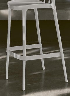 Modern Italian White Polypropylene Stool from Bontempi Collection