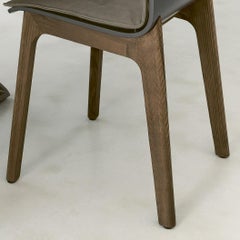 Chaise italienne moderne en bois de la collection Bontempi Casa