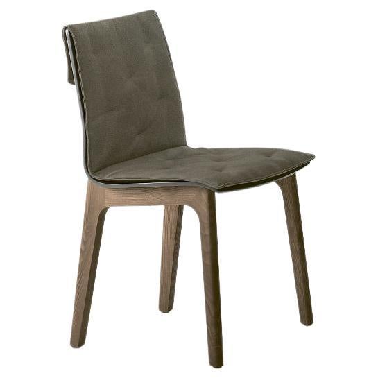 Chaise italienne moderne en bois de la collection Bontempi Casa en vente
