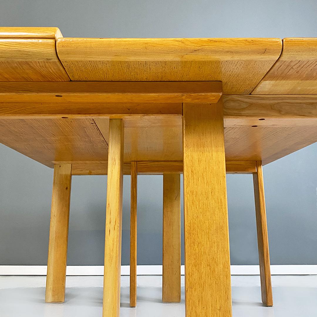 Modern Italian Wooden Table by Gigi Sabadin, 1980s 8