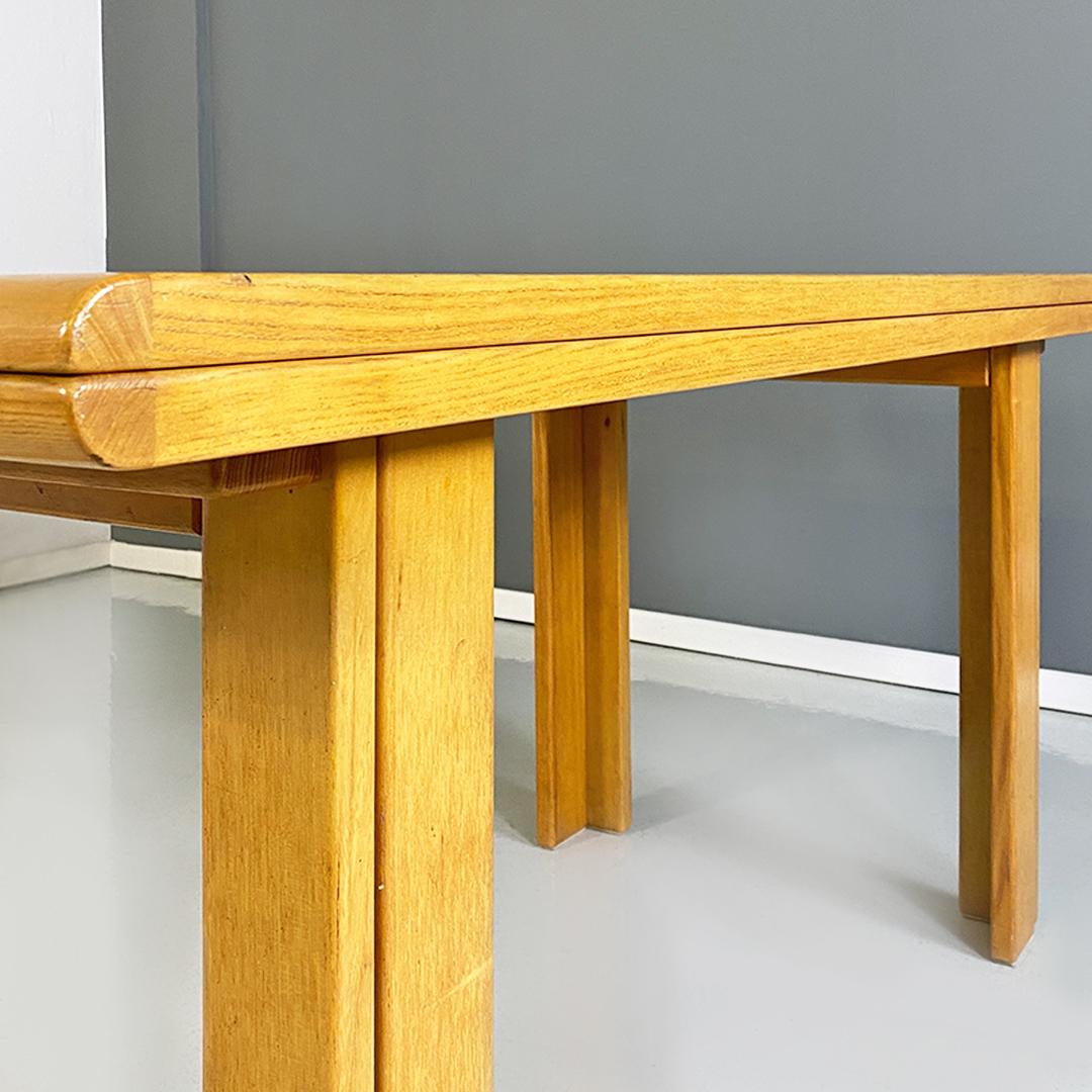 Modern Italian Wooden Table by Gigi Sabadin, 1980s 9