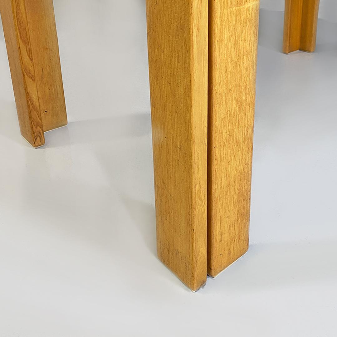 Modern Italian Wooden Table by Gigi Sabadin, 1980s 10