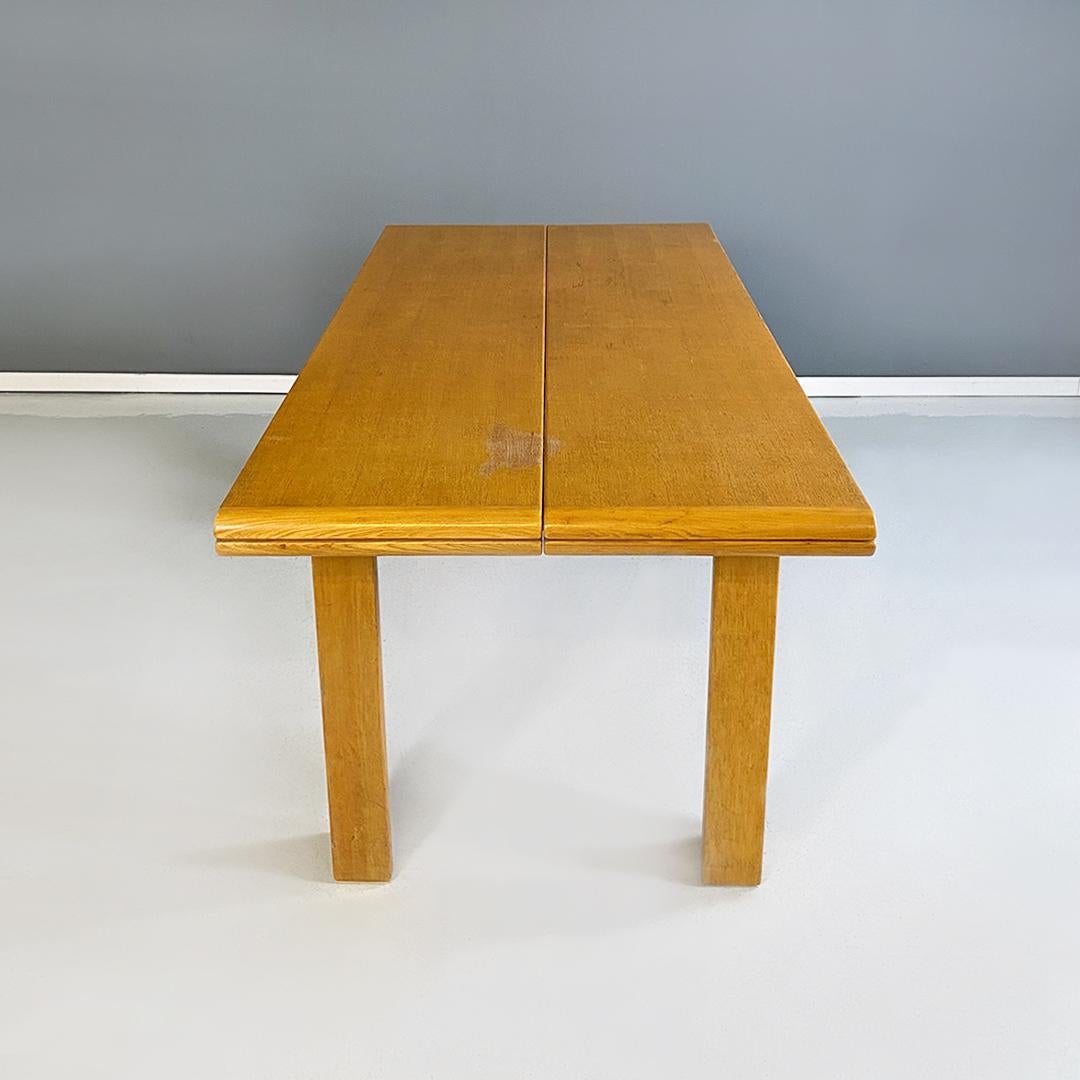 Late 20th Century Modern Italian Wooden Table by Gigi Sabadin, 1980s