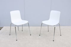 Modern Italy Jasper Morrison for Vitra HAL Tube Stackable Dining Chairs - a Pair