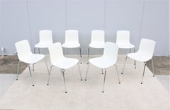 Modern Italy Jasper Morrison for Vitra HAL Tube Stackable Dining Chairs Set of 8
