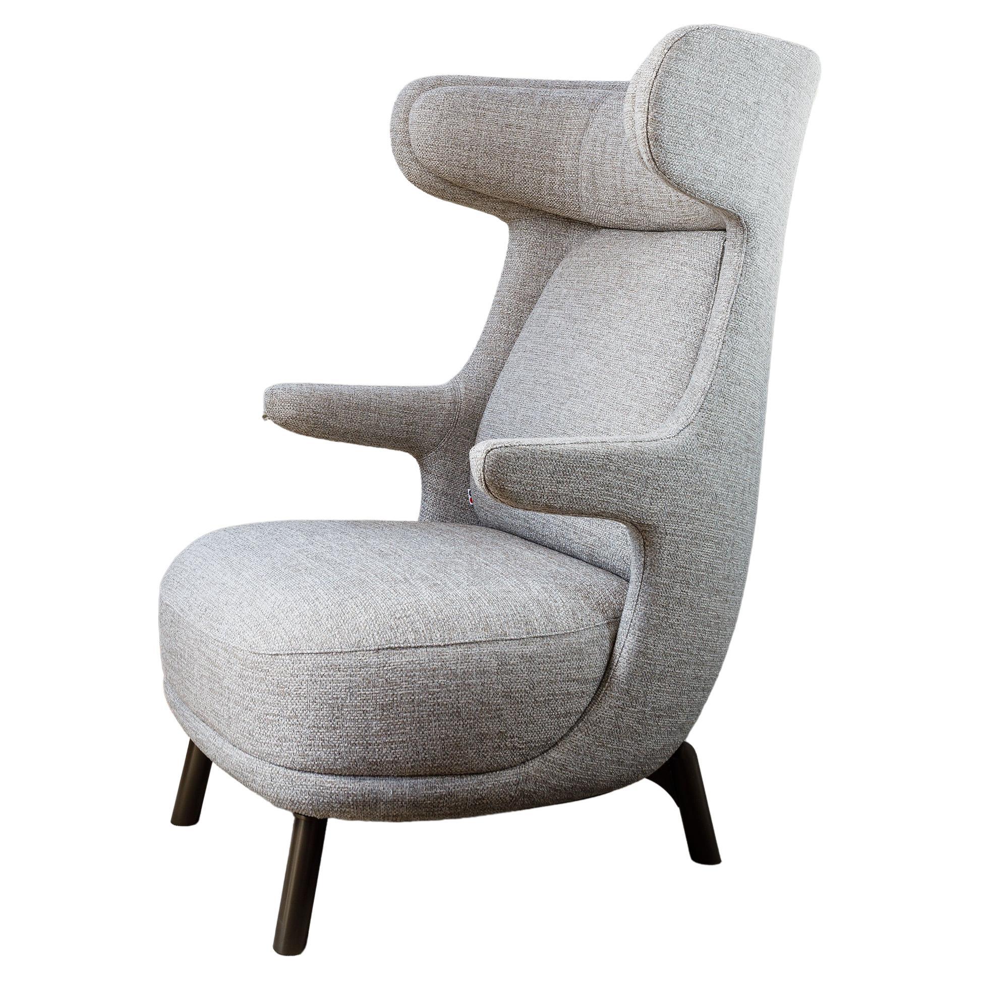 Contemporary Jaime Hayon Grey Dino Living Room Armchair Fabric Upholstered  For Sale