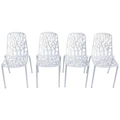 Modern Janus and Co 'The Forest Collection' Stackable Side Chairs, Set of 4