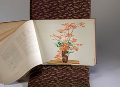 Livre moderne japonais  Art of Flower Arrangements  avec Obi