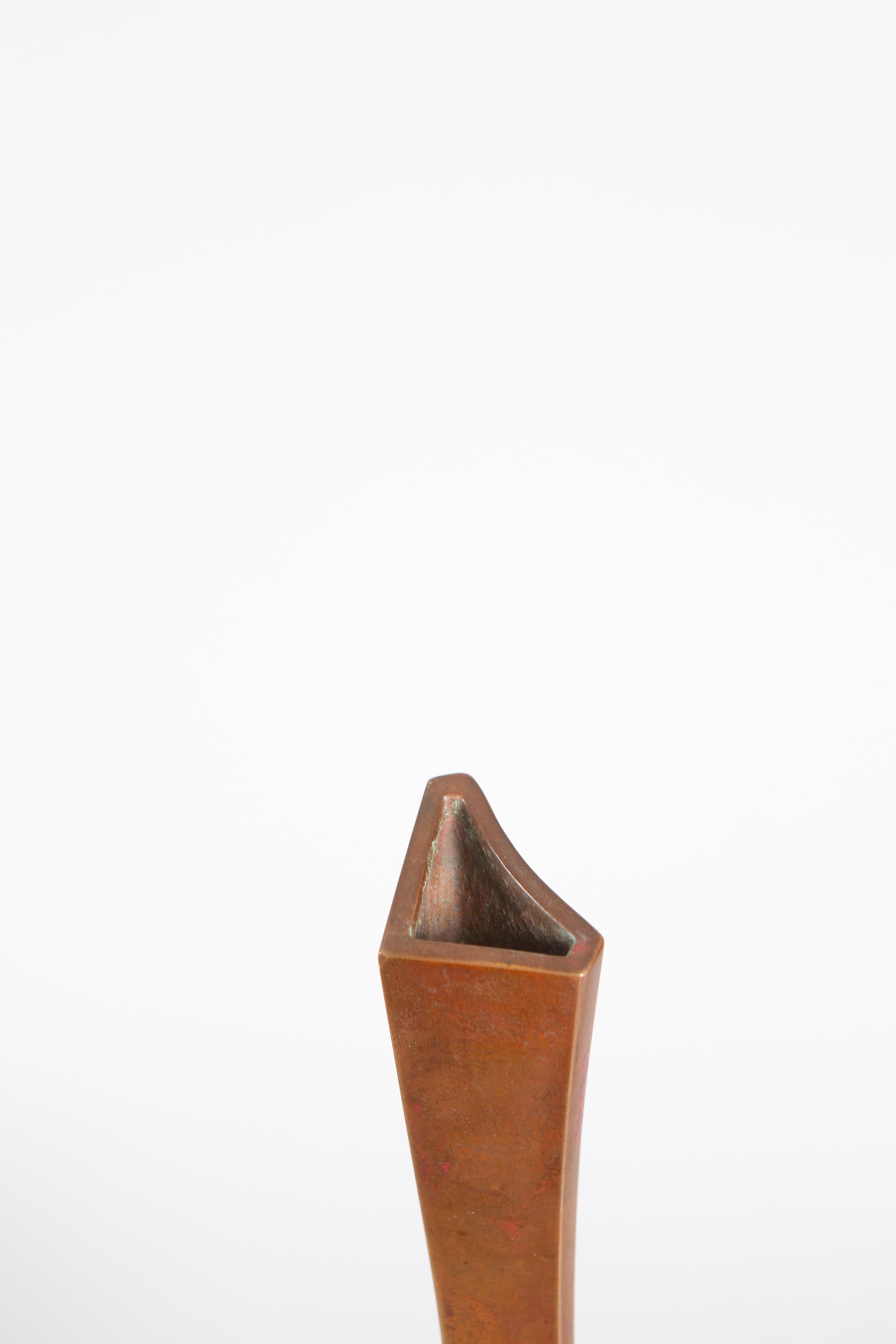 Modern Japanese Bronze Bud Vase 3