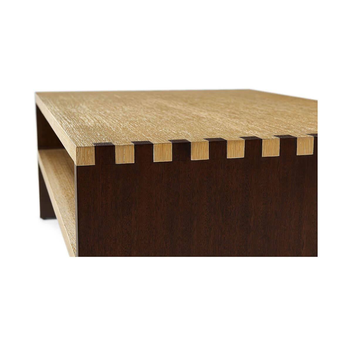 Contemporary Modern Jointed Coffee Table For Sale