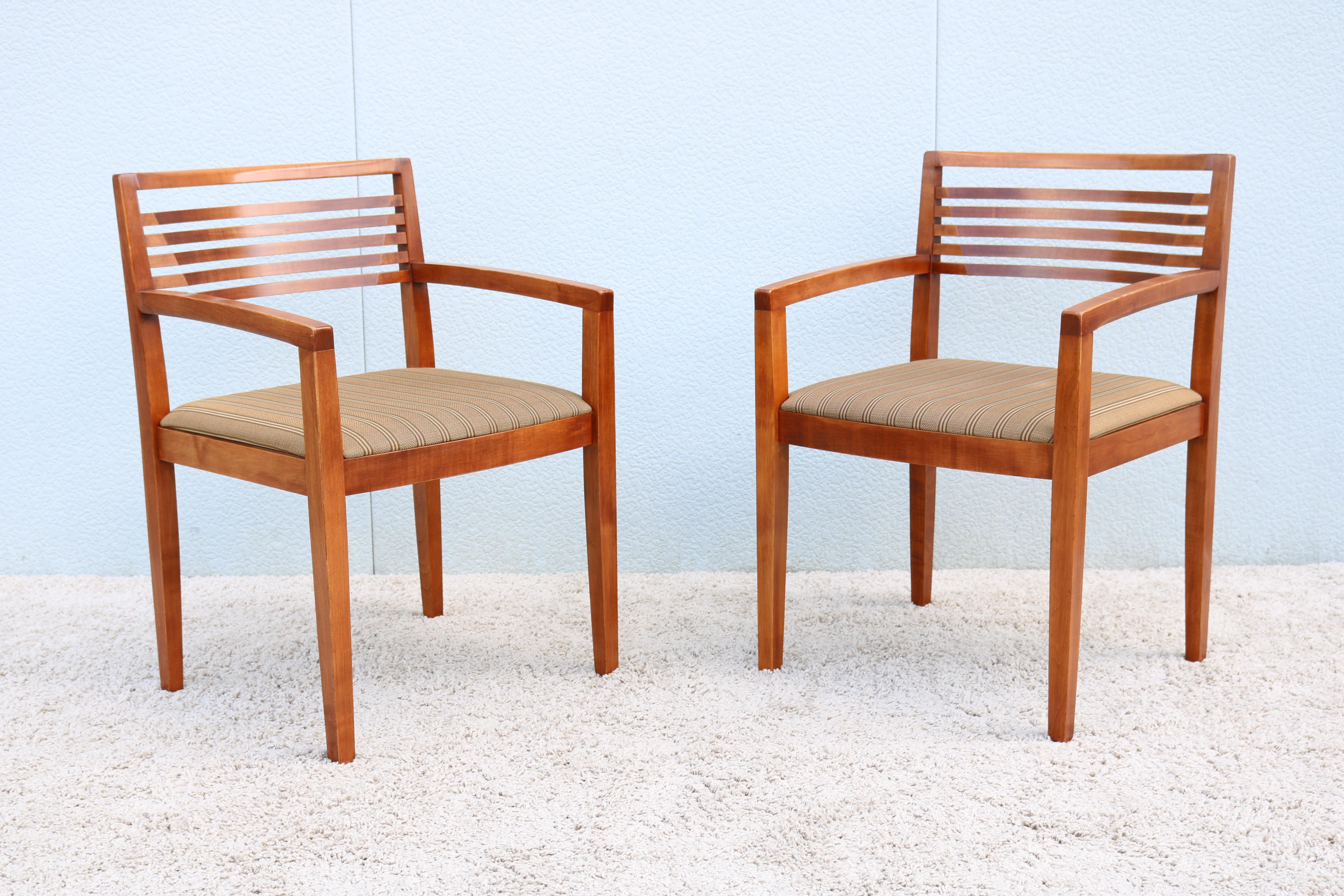 Modern Joseph and Linda Ricchio for Knoll Studio Ricchio Dining Chairs, a Pair 1