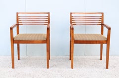 Modern Joseph and Linda Ricchio for Knoll Studio Ricchio Dining Chairs, a Pair