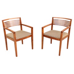Paire de chaises de salle à manger modernes Joseph et Linda Ricchio pour Knoll Studio Ricchio