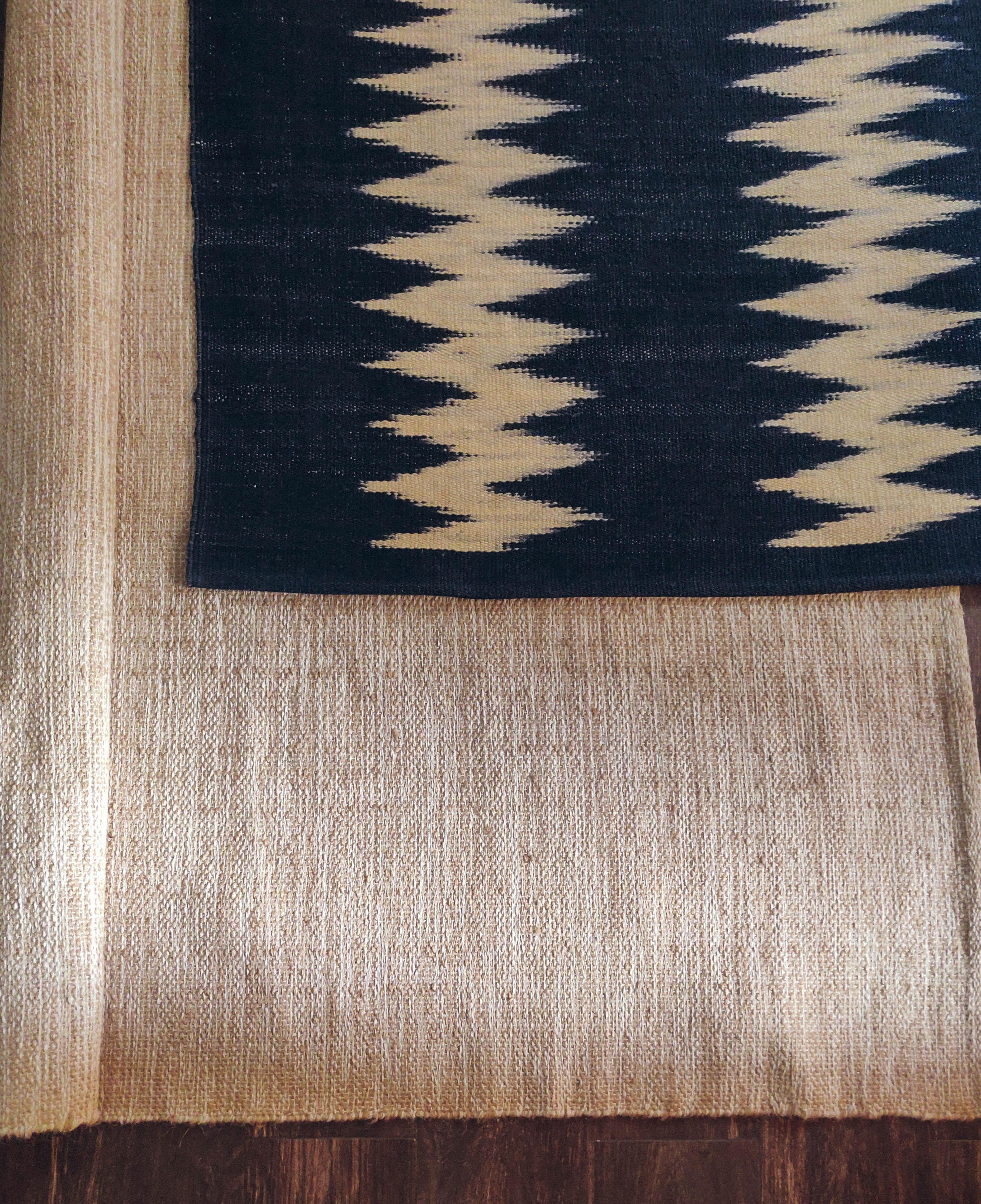 Modern Handwoven Beating a Polygraph Rug by Spacewarp For Sale