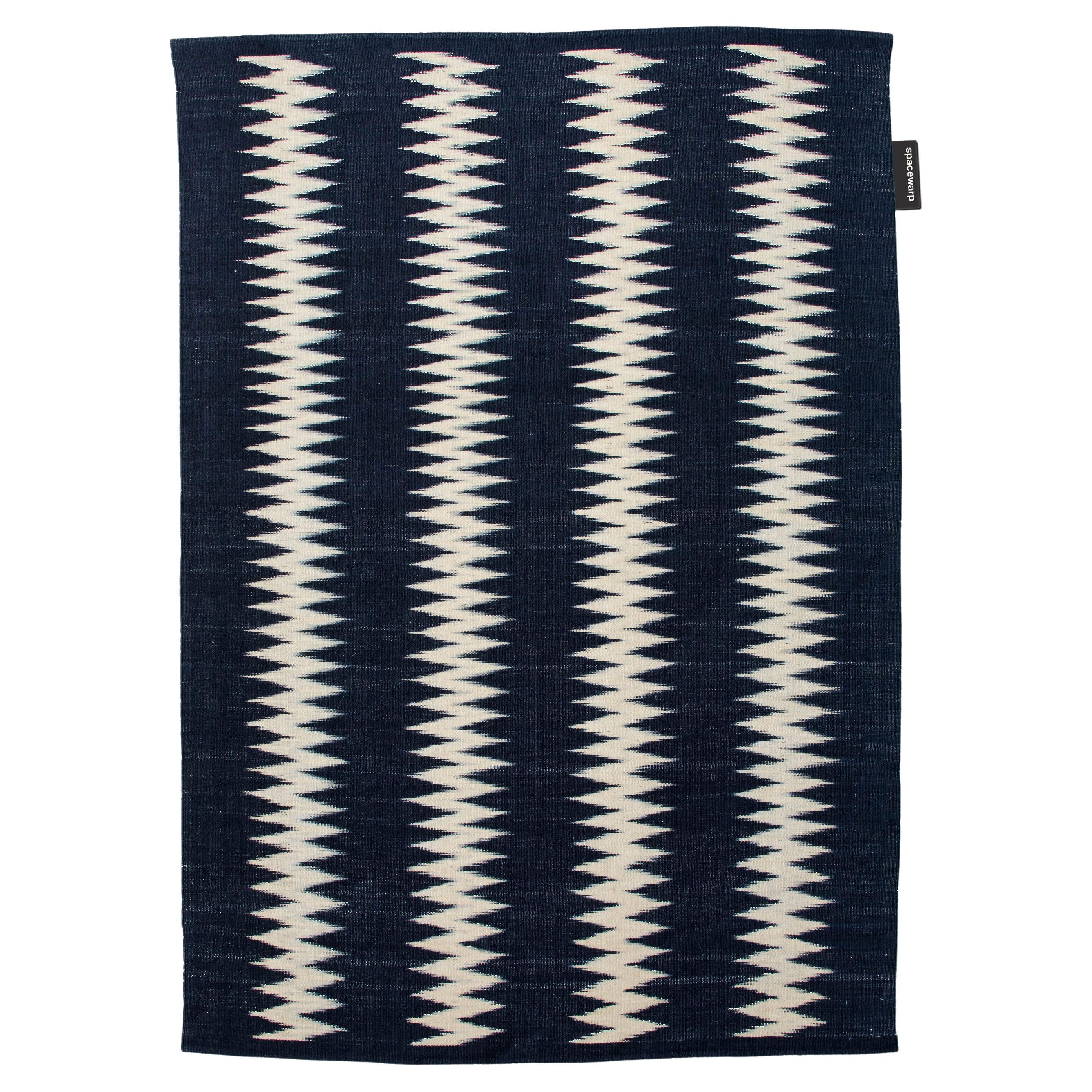 Handwoven Beating a Polygraph Rug by Spacewarp For Sale