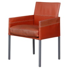 Modern Karl-Friedrich Förster Designed KFF Texas Armchairs in Patinated Leather