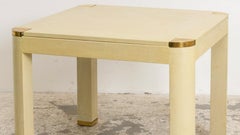 Table de jeu de backgammon réversible de style Karl Springer