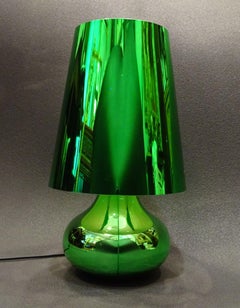 Kartell, Laviani, Cindy, Mint Shiny Metallic Green Table Lamp, modern