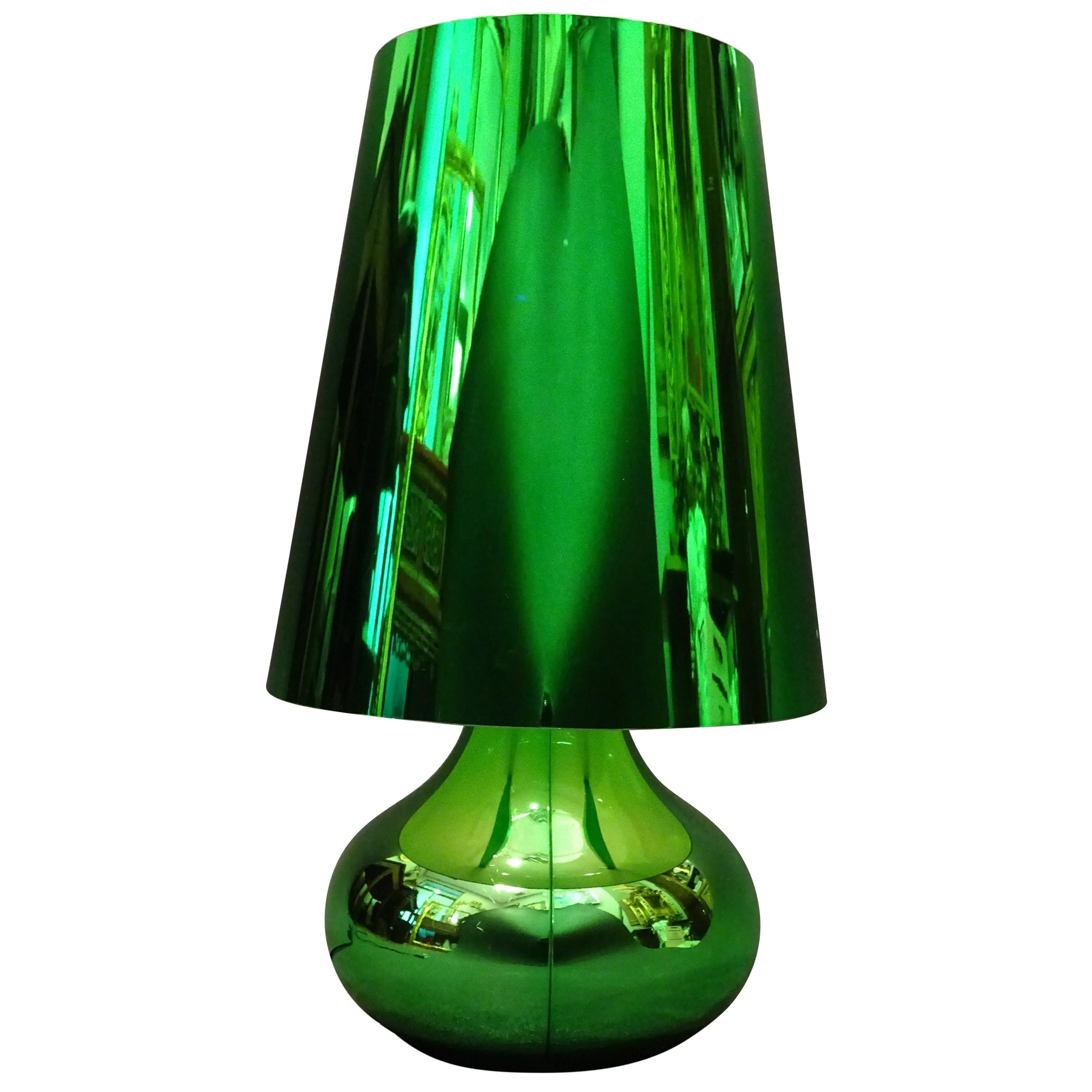 Kartell, Laviani, Cindy, Mint Shiny Metallic Green Table Lamp, modern at  1stDibs
