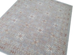 Large Samarkand Khotan Style Rug Hand Knotted Ariana Arijana 9 x 11.5 ft Carpet