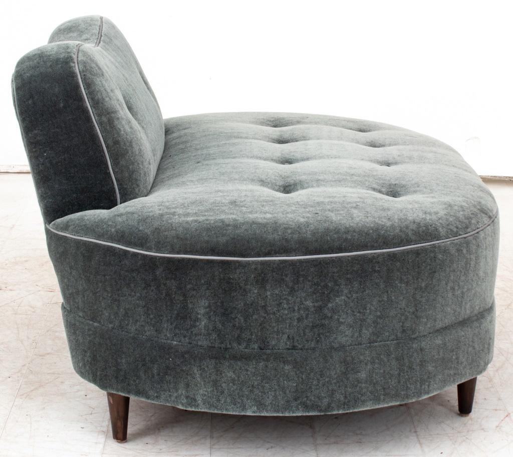 20th Century Modern Kidney Bean Form Slipper Chair