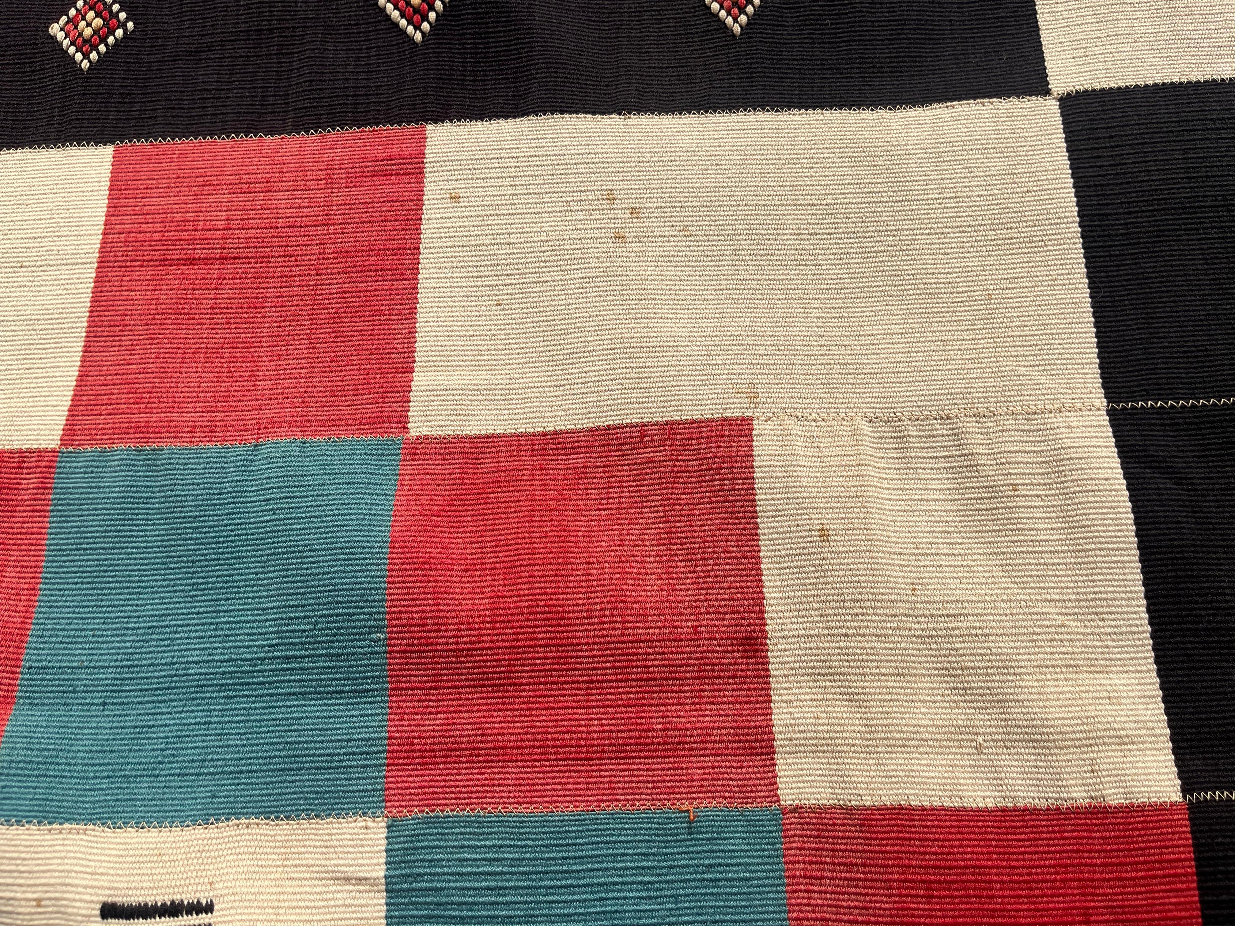 Modern Kilim Fabric Rug For Sale 3
